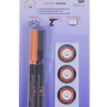 UV & ink marker pen pack with warning stickers 